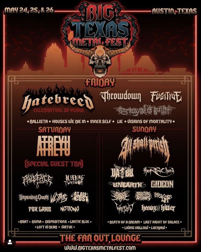 Big Texas Metal Fest 2024 Discount Tickets