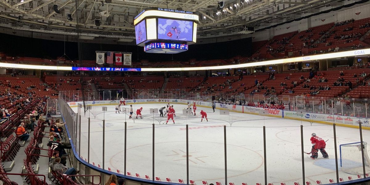 South Carolina Stingrays at Greenville Swamp Rabbits