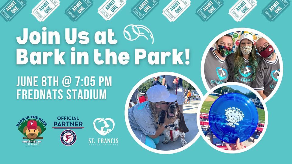 Bark in the Park at FredNats Stadium, Fredericksburg Nationals, 8 June 2022