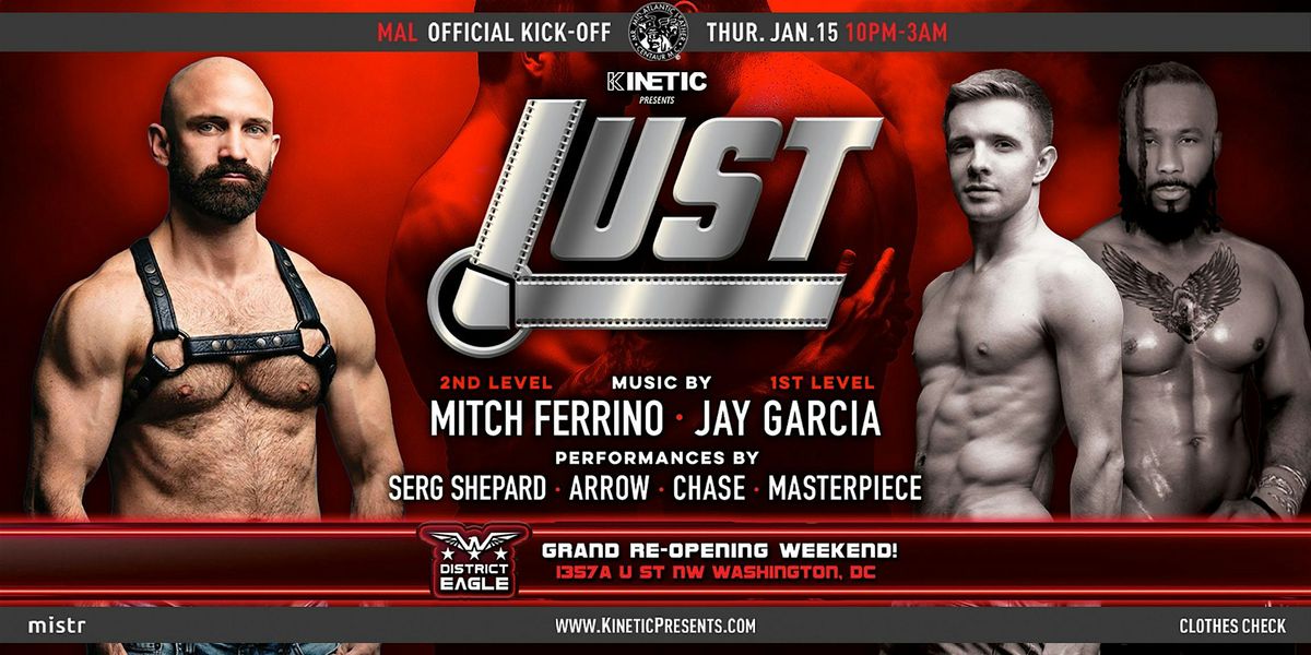 LUST: Official MAL Kick-Off  with DJs Mitch Ferrino & Jay Garcia