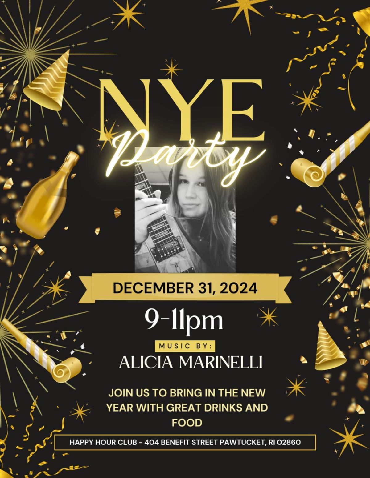 Happy New Year's at Happy Hour with Alicia Marinelli