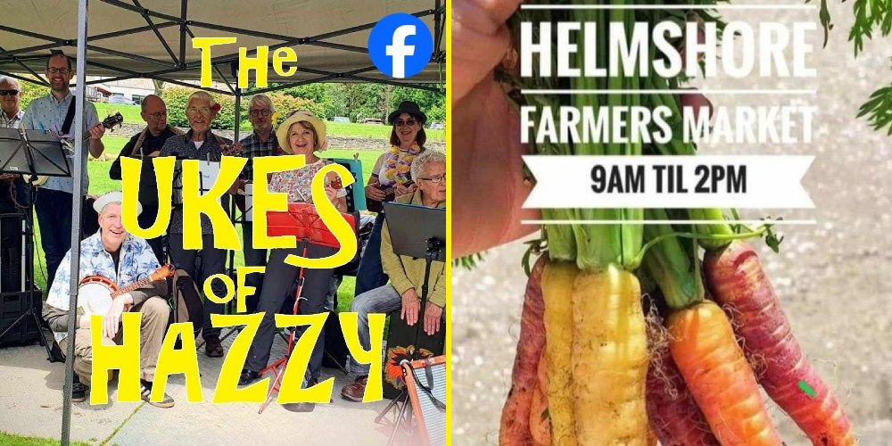 The Ukes of Hazzy LIVE! at Helmshore Farmers Market (playing from 12pm)