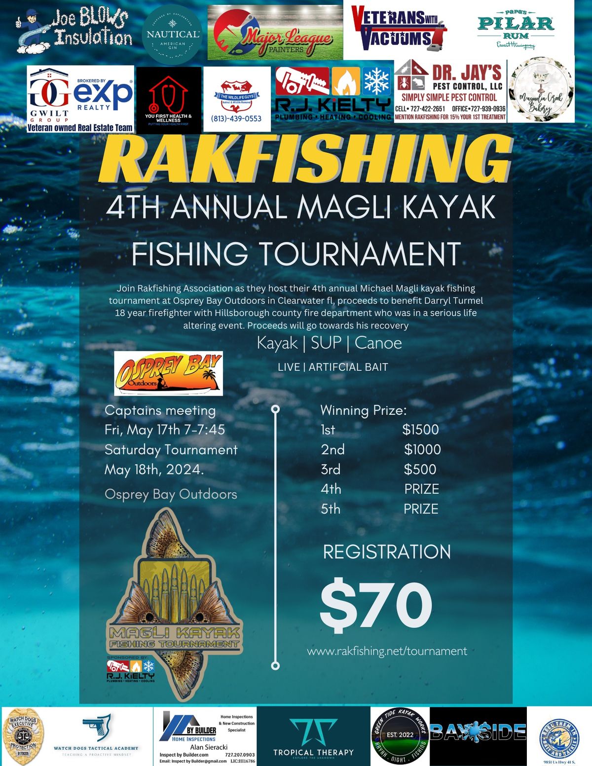 RAKFISHING 4th annual Magli kayak fishing tournament 