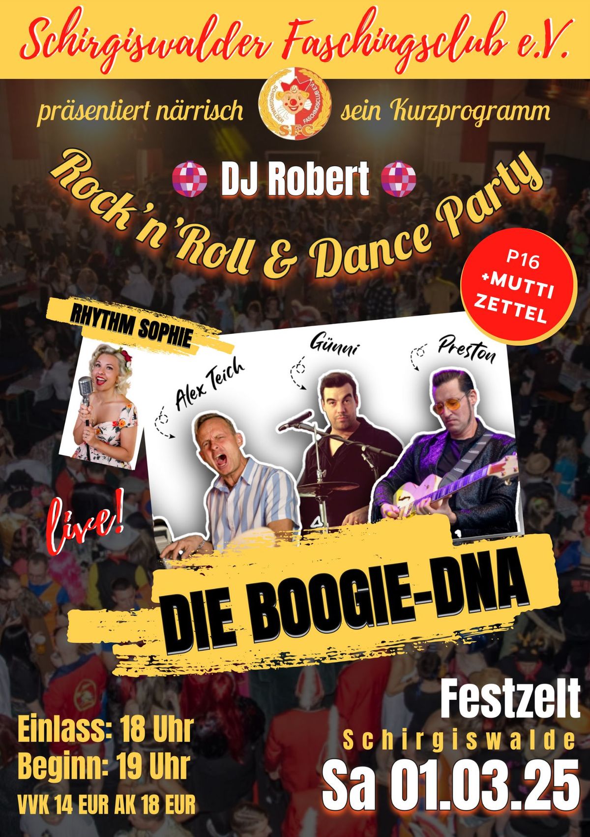 Rock'n'Dance Party mit der Boogie-DNA & DJ Robert