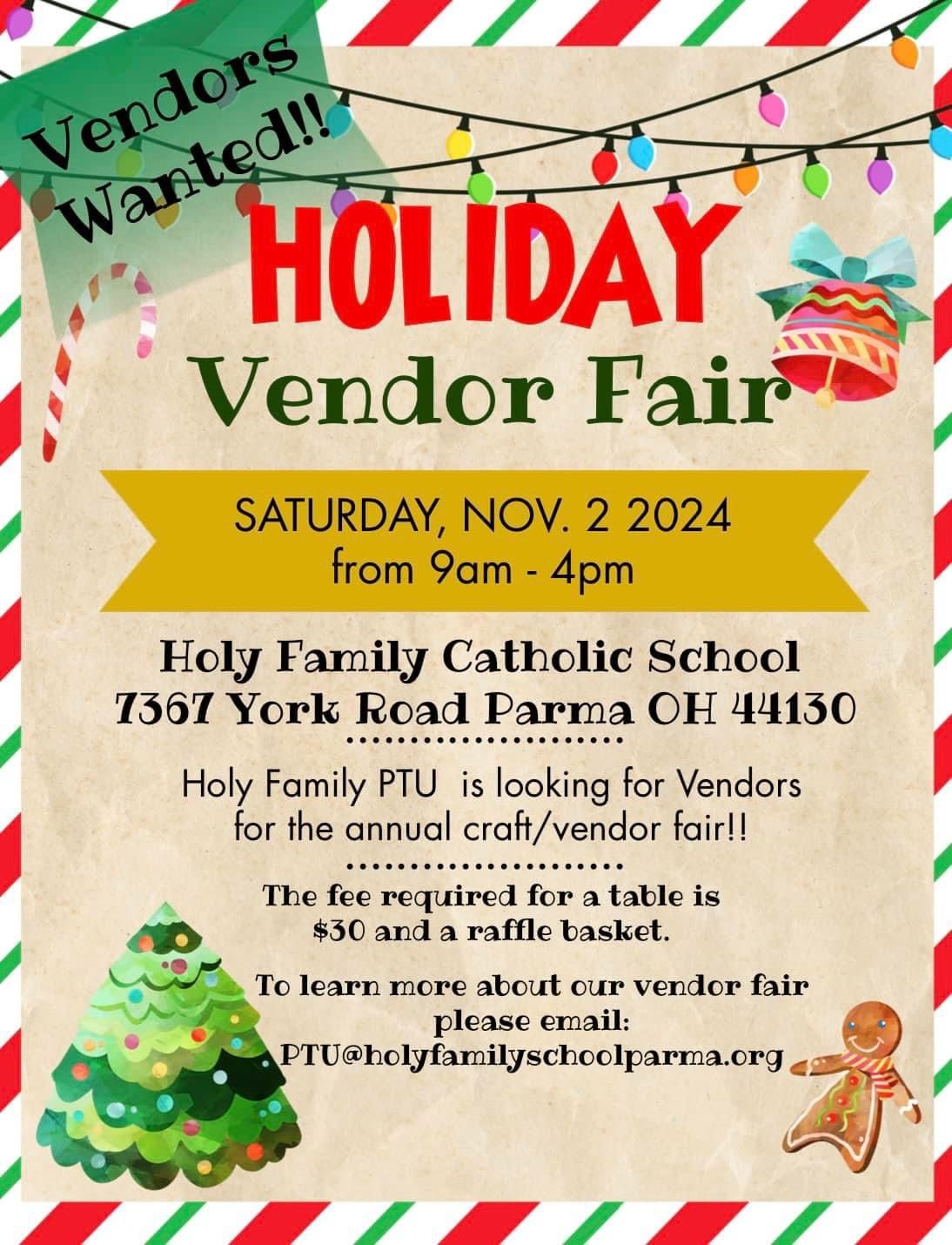 Holiday Vendor Fair