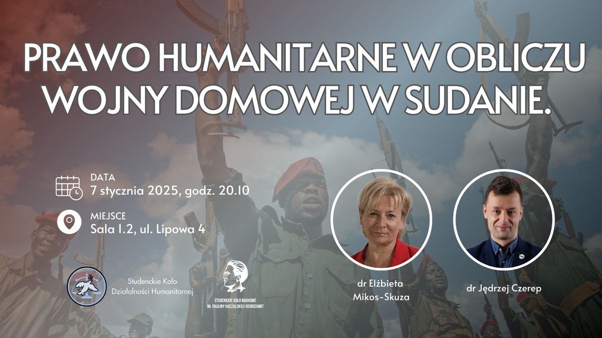 Prawo humanitarne w obliczu wojny domowej w Sudanie