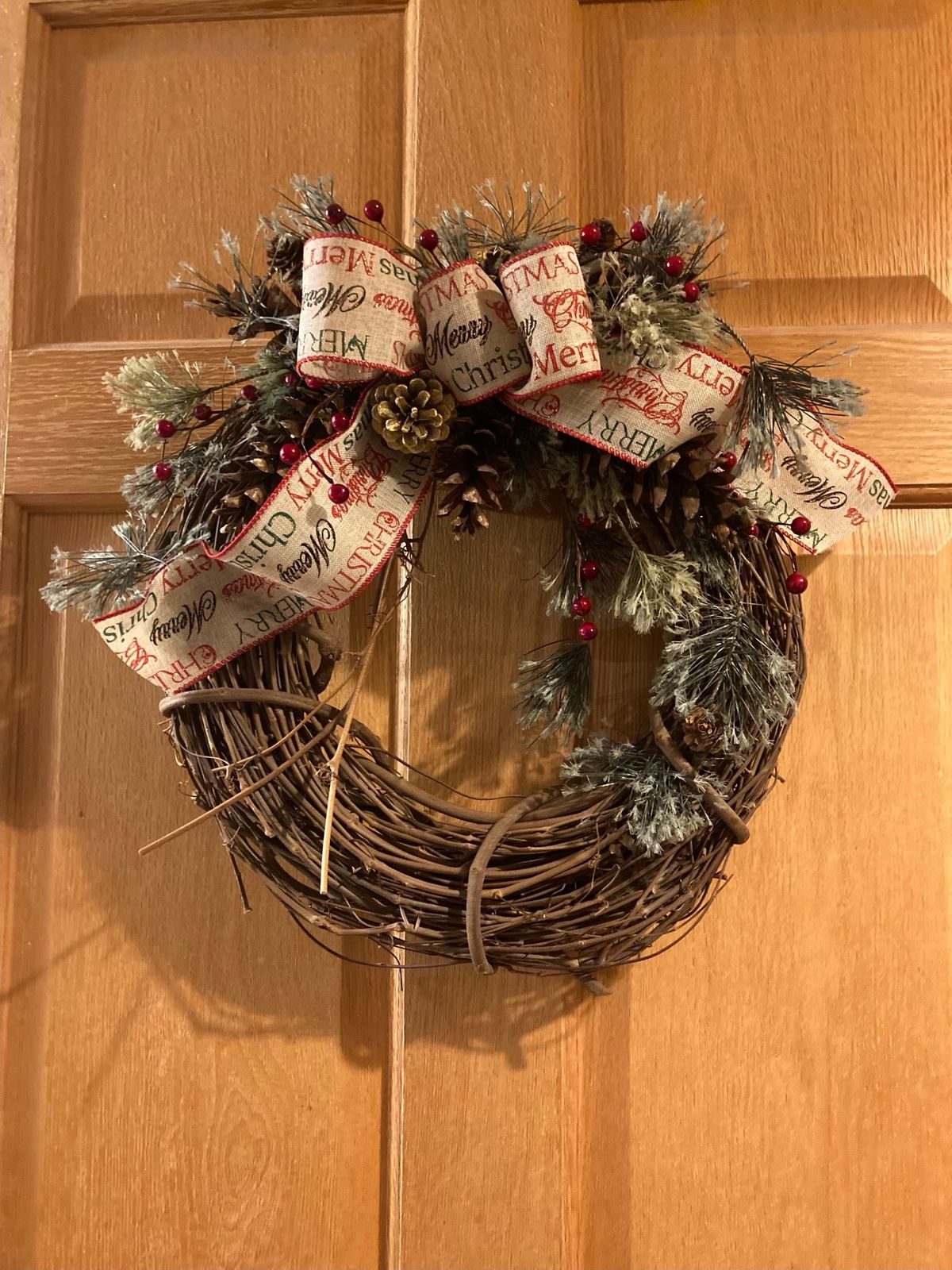 Grapevine Winter Wreath