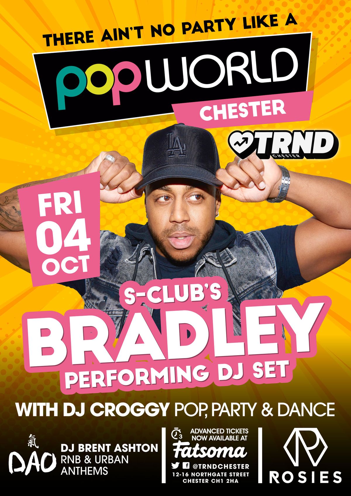 TRND Chester with S Club's Bradley