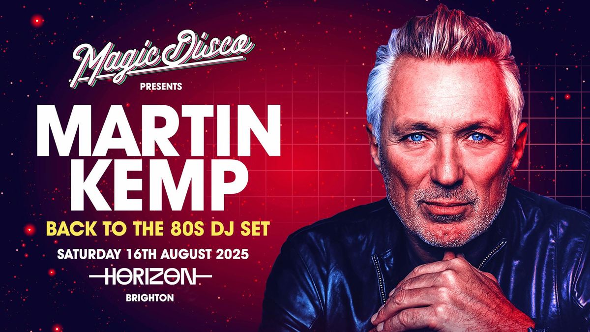 Martin Kemp Live DJ set - Back to the 80's - Brighton