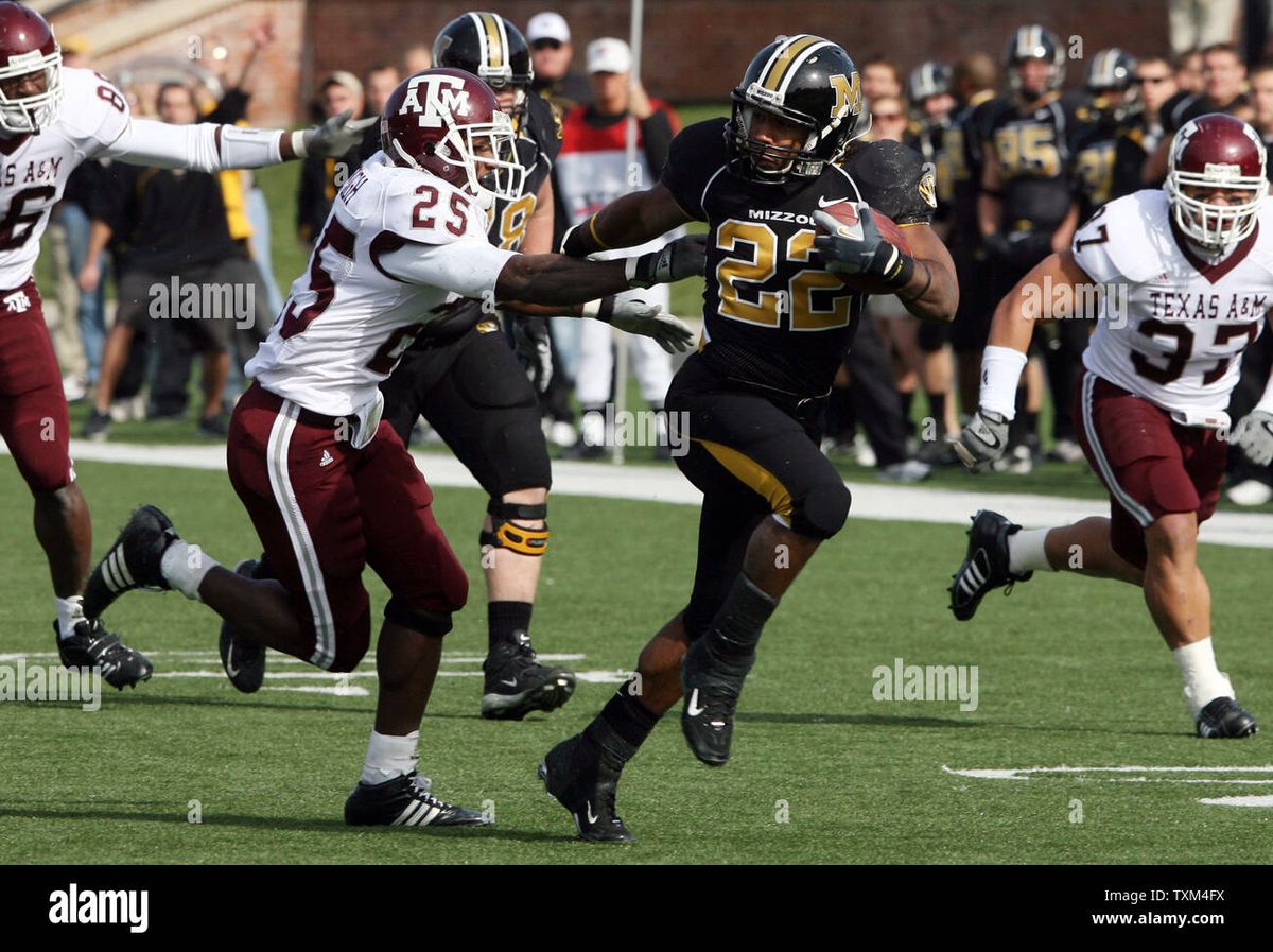 Missouri Tigers at Texas A&M Aggies Football