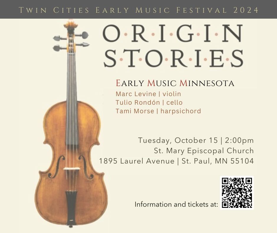 Origin Stories: A CD release event for Early Music Minnesota