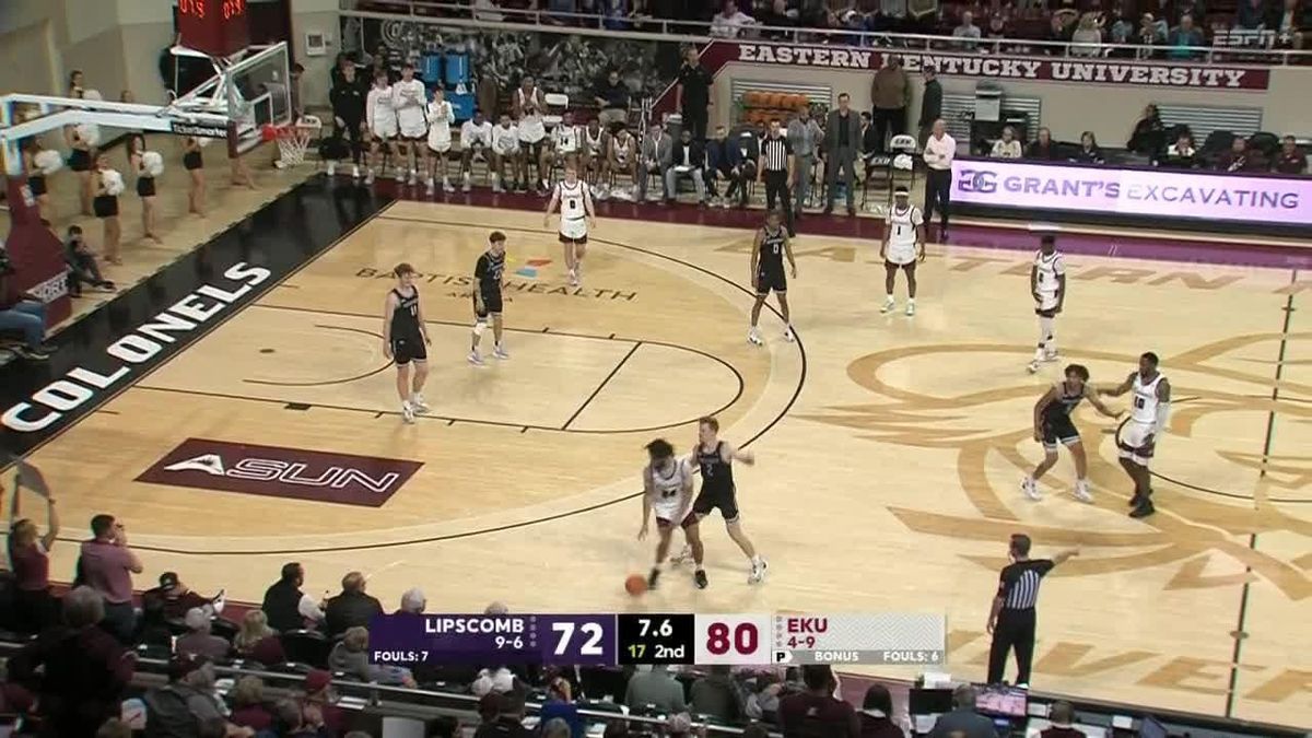 Lipscomb Bisons at Eastern Kentucky Colonels Mens Basketball