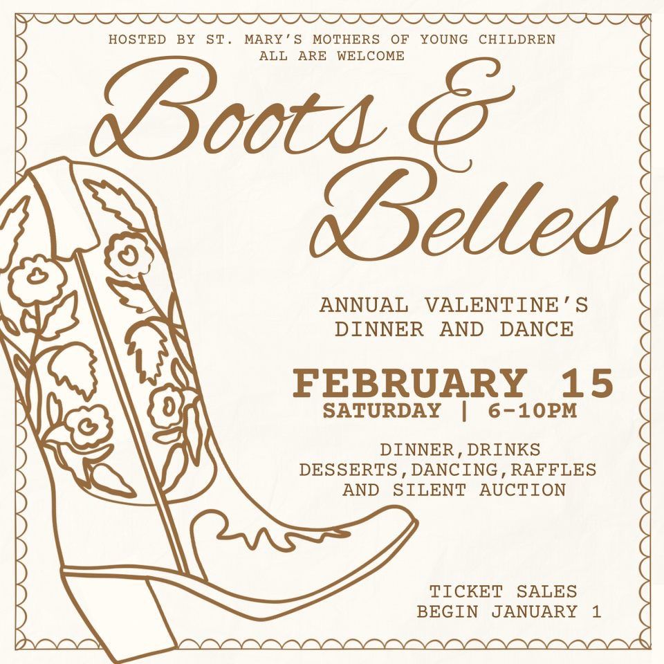 Boots and Belles Annual Valentine\u2019s Dinner and Dance 