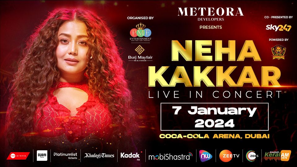 Neha Kakkar Live in Coca-Cola Arena, Dubai