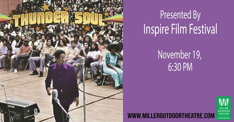 Inspire  Film Festival: Thunder Soul