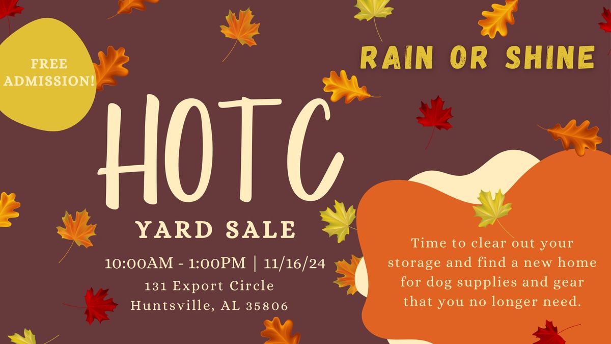 HOTC Yard Sale