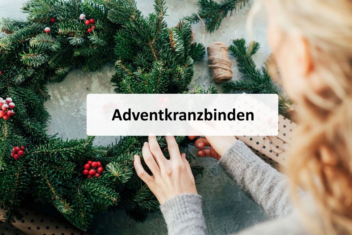 Adventkranzbinden