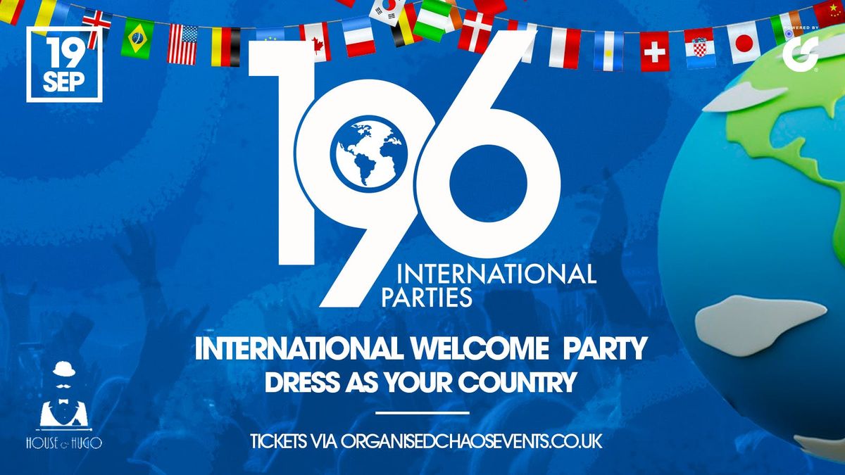 196 International Parties Presents: Dress As Your Country Welcome party