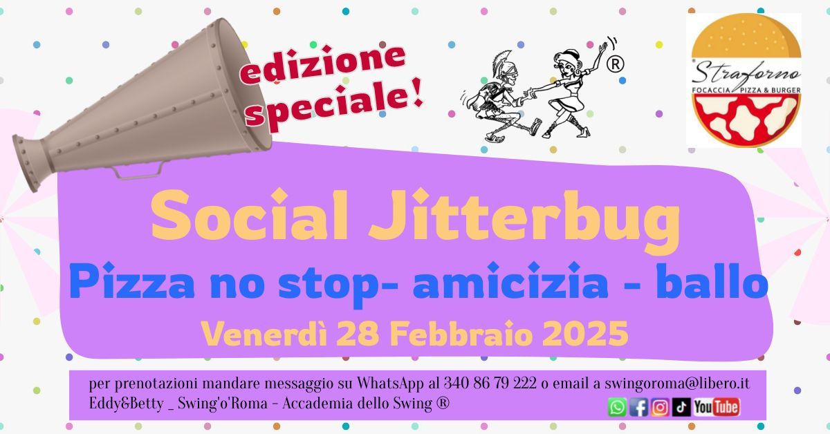 pizza e ballo - Social Jitterbug edizione speciale - pizza no stop, amicizie, ballo