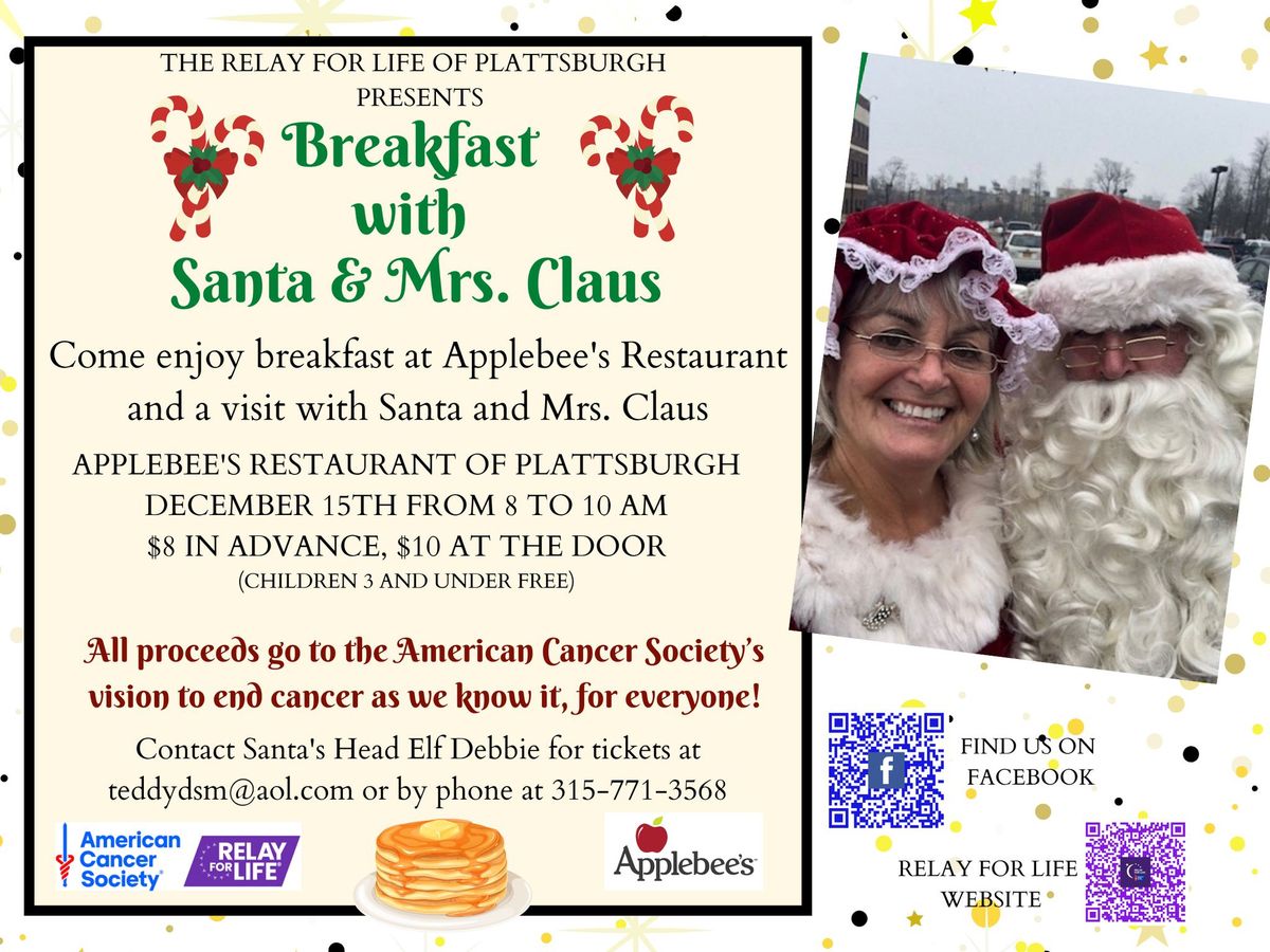 Breakfast with Santa and Mrs. Claus!