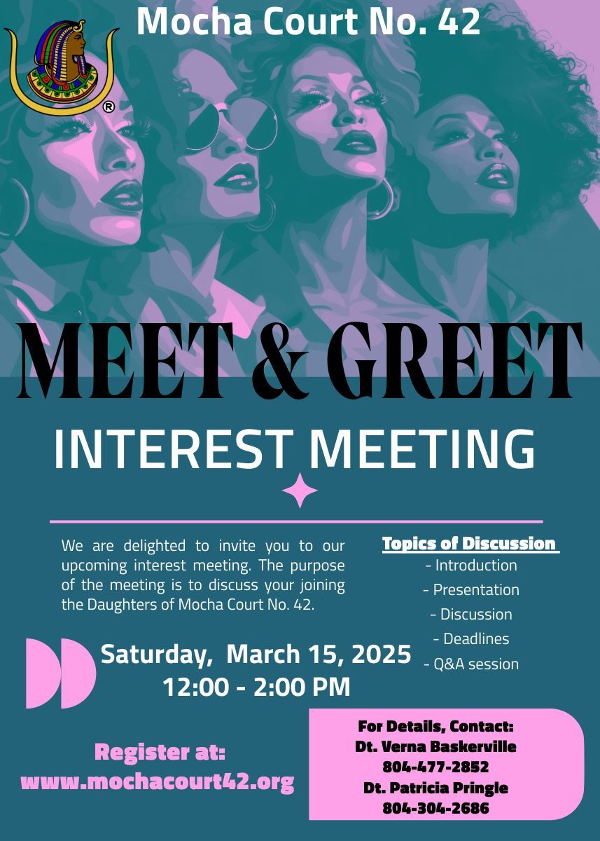 Meet & Greet Interest Meeting 