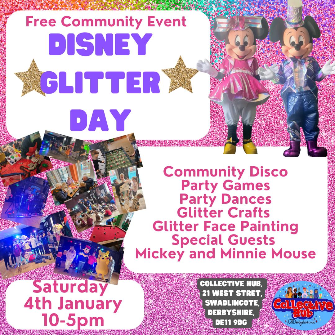 Glitter Disney Day - free Swadlincote Community Event 