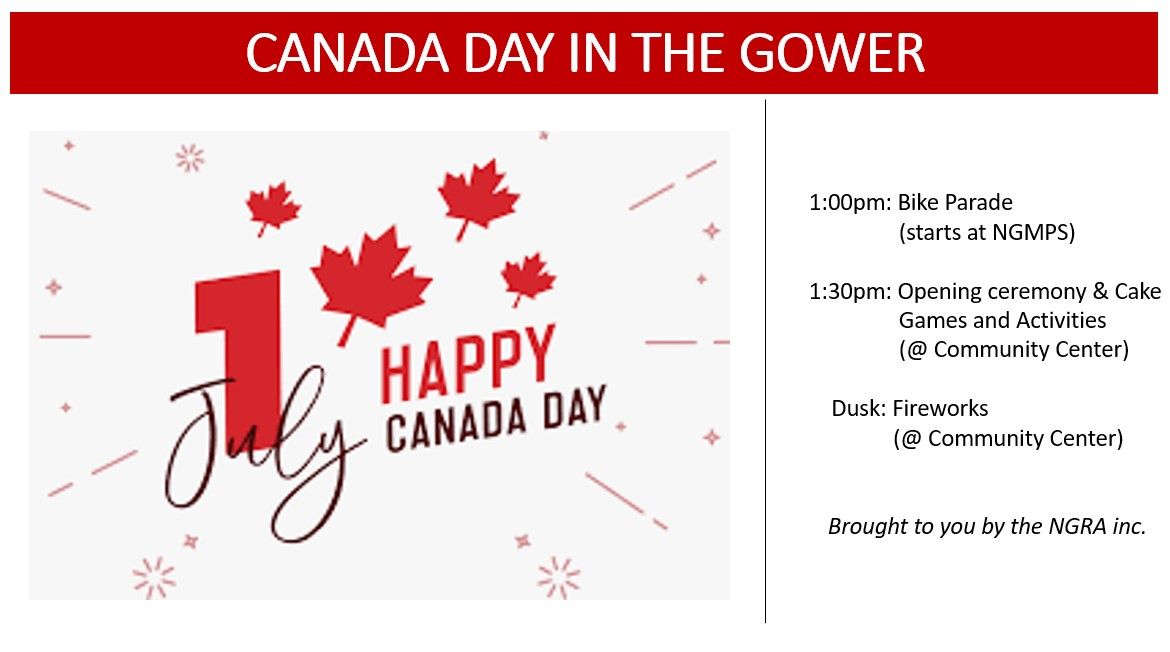 Canada Day in the Gower