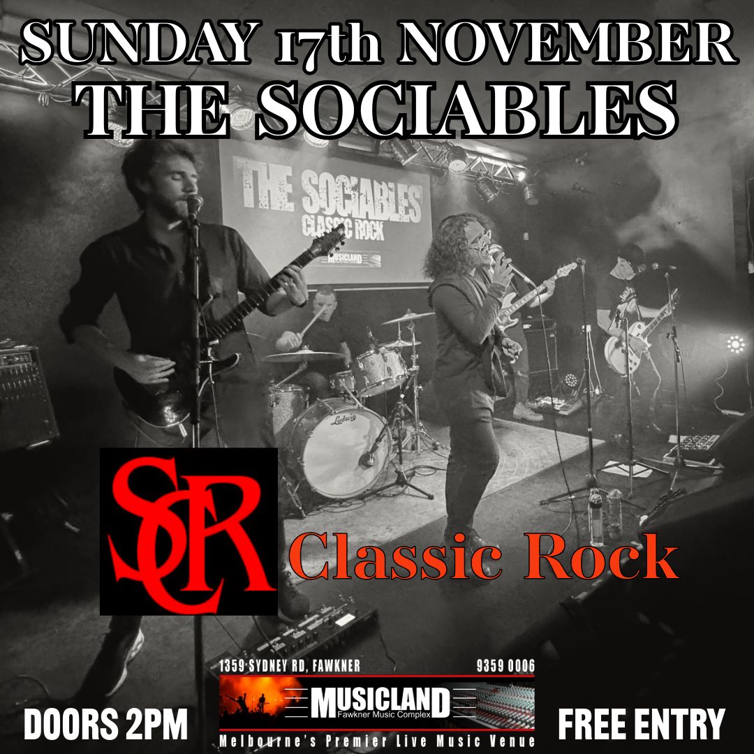 Sunday Fundays - The Sociables 'Classic Rock'