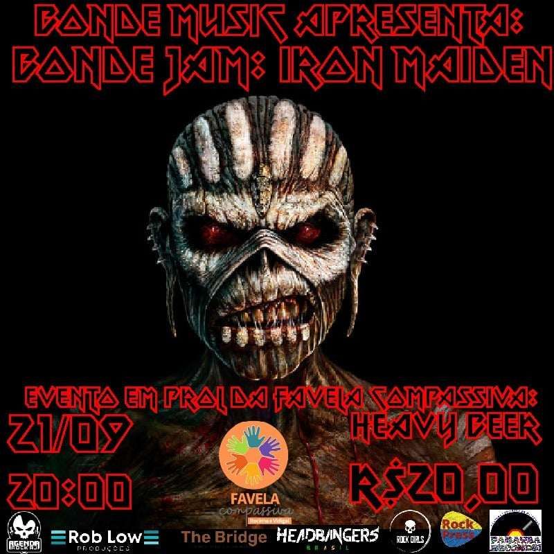 BONDE JAM ESPECIAL IRON MAIDEN