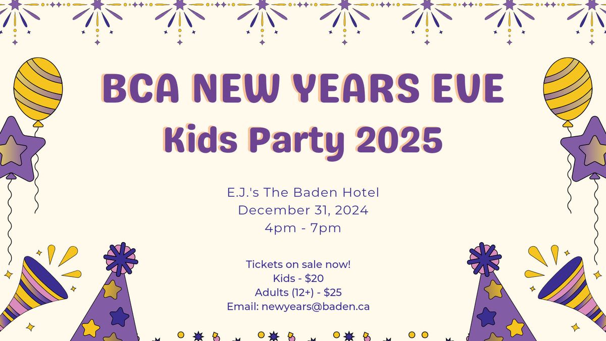 New Year's Eve Kid's Party