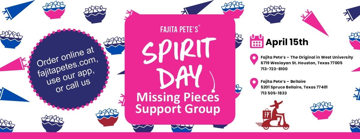 Fajita Pete's Spirit Day