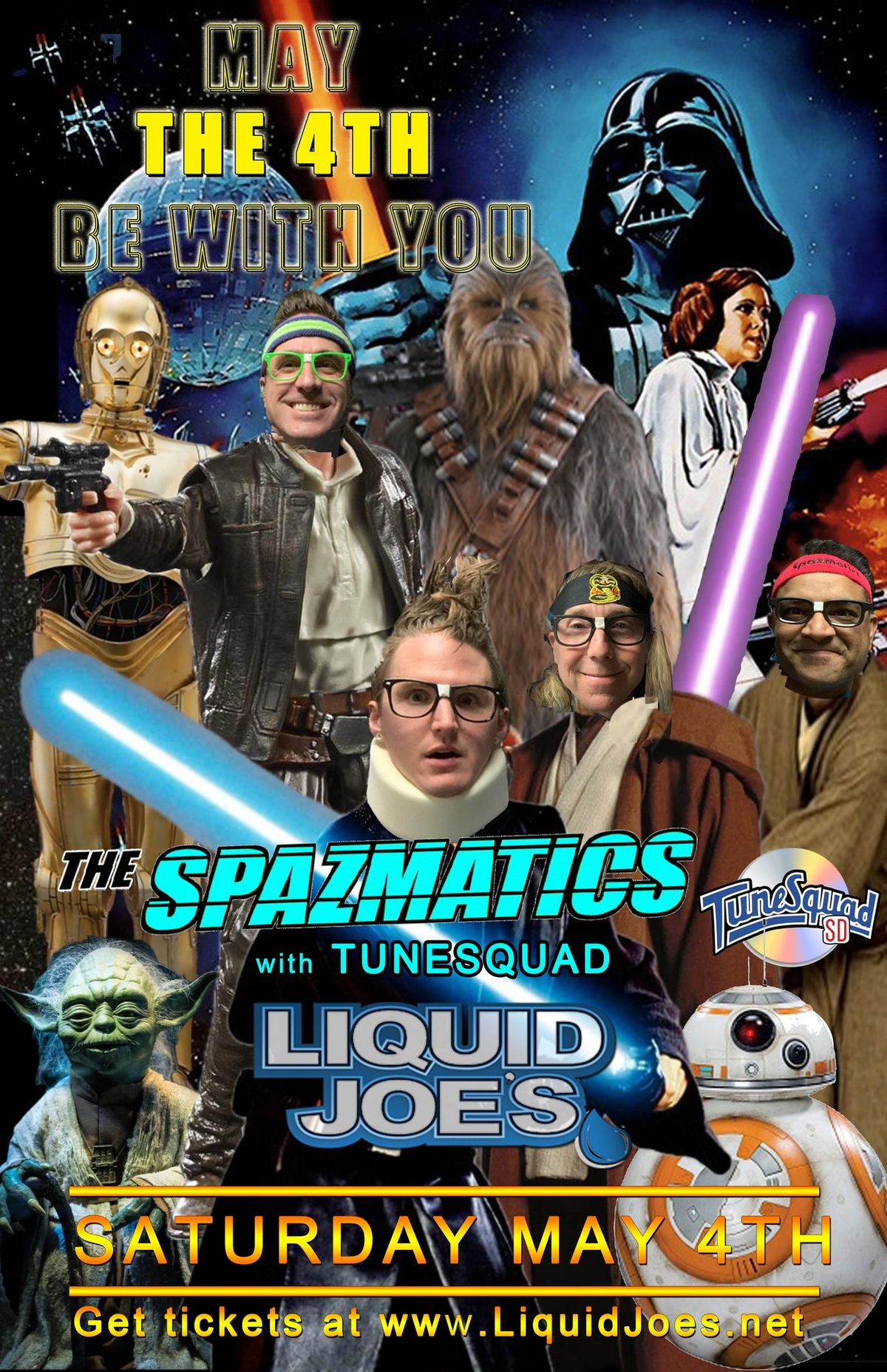 The Spazmatics May the 4th be with you party