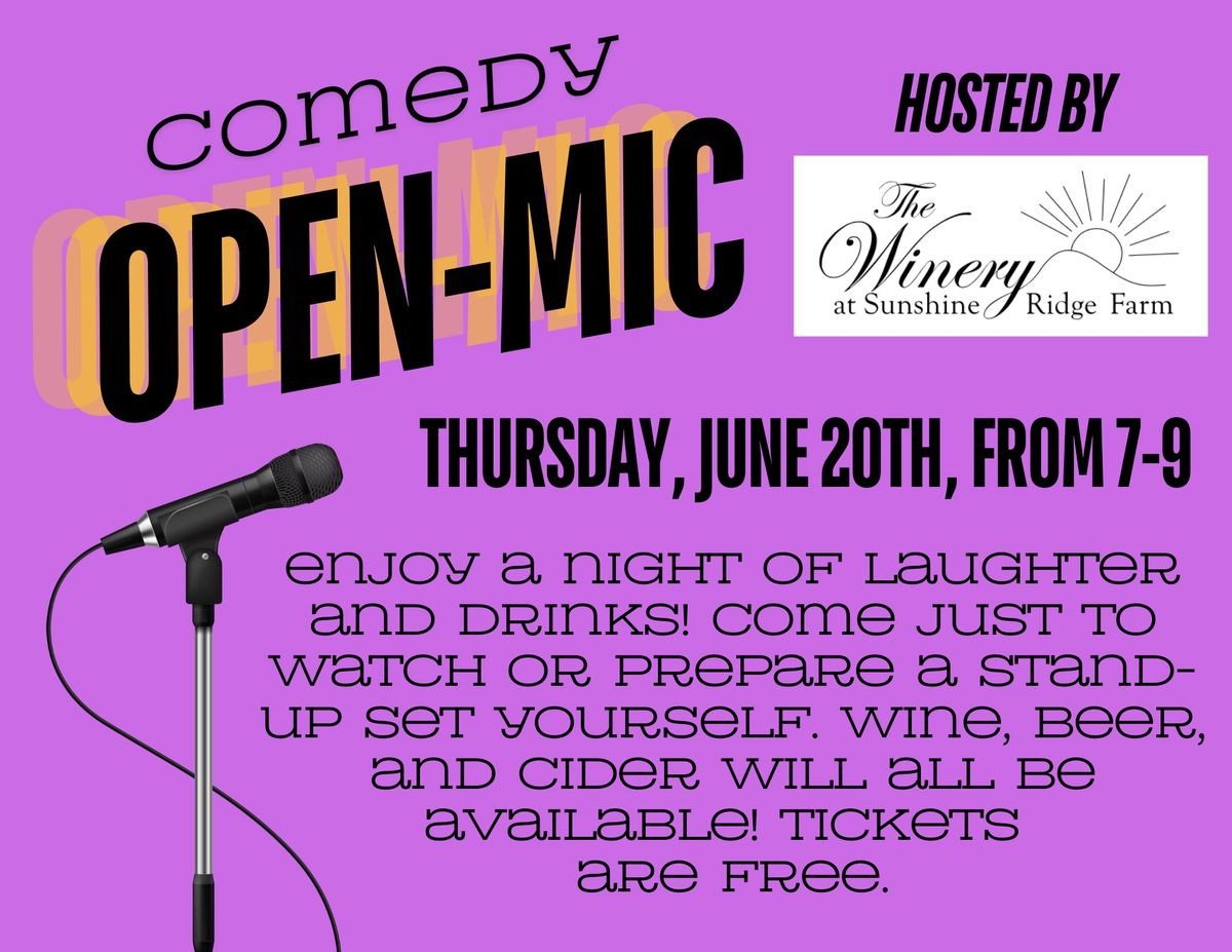 June Comedy Open Mic Night