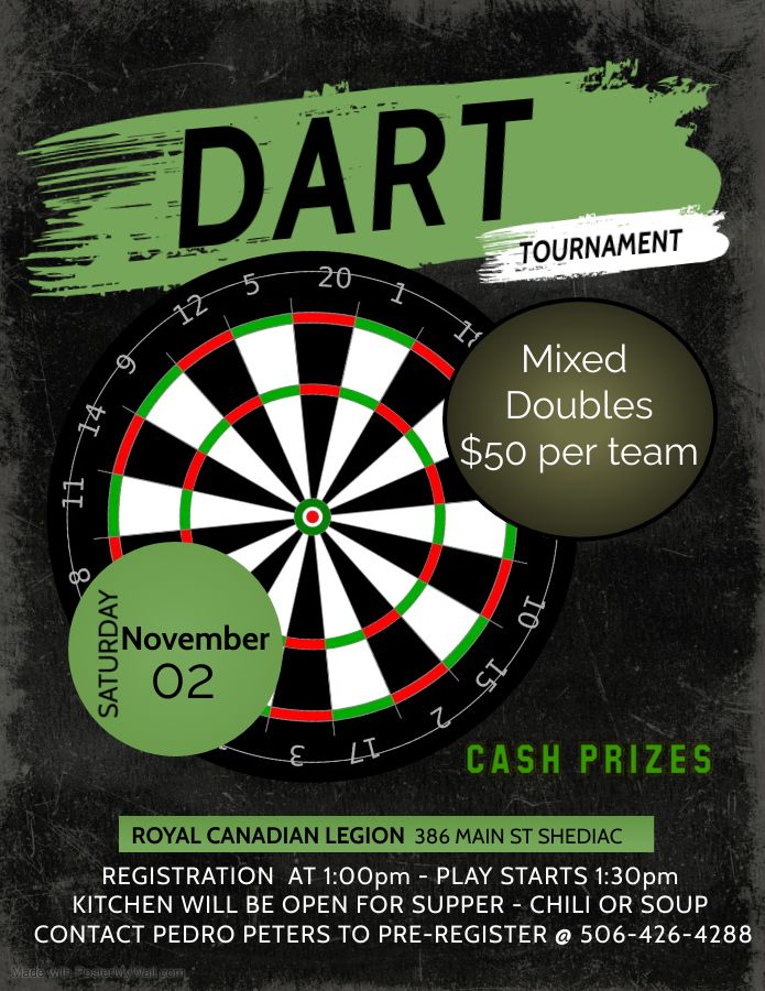 Dart Tournament - Mixed Doubles 