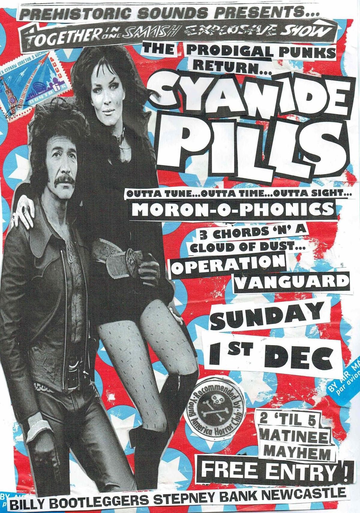 Prehistoric Sounds Presents - Cyanide Pills and The Mor-o-phonic - live @ Billy\u2019s 