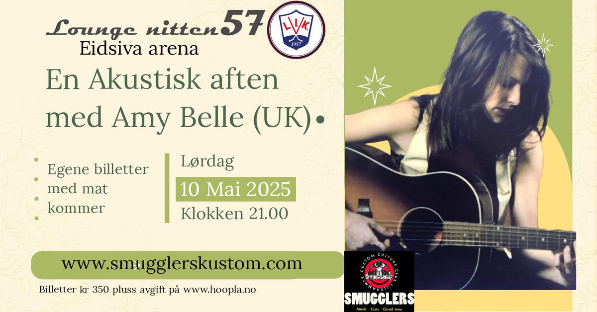 Amy Belle "En akustisk aften" LIVE@Loung nitten57 Eidsiva Arena LIllehammer 