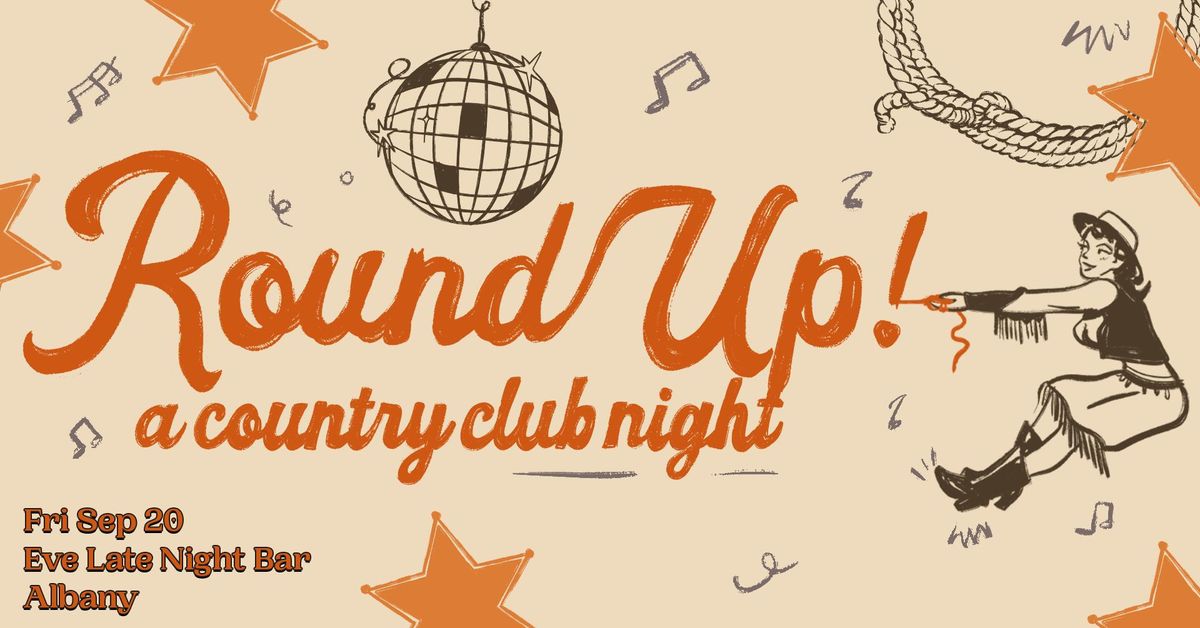 Round Up! - A Country Club Night - Albany