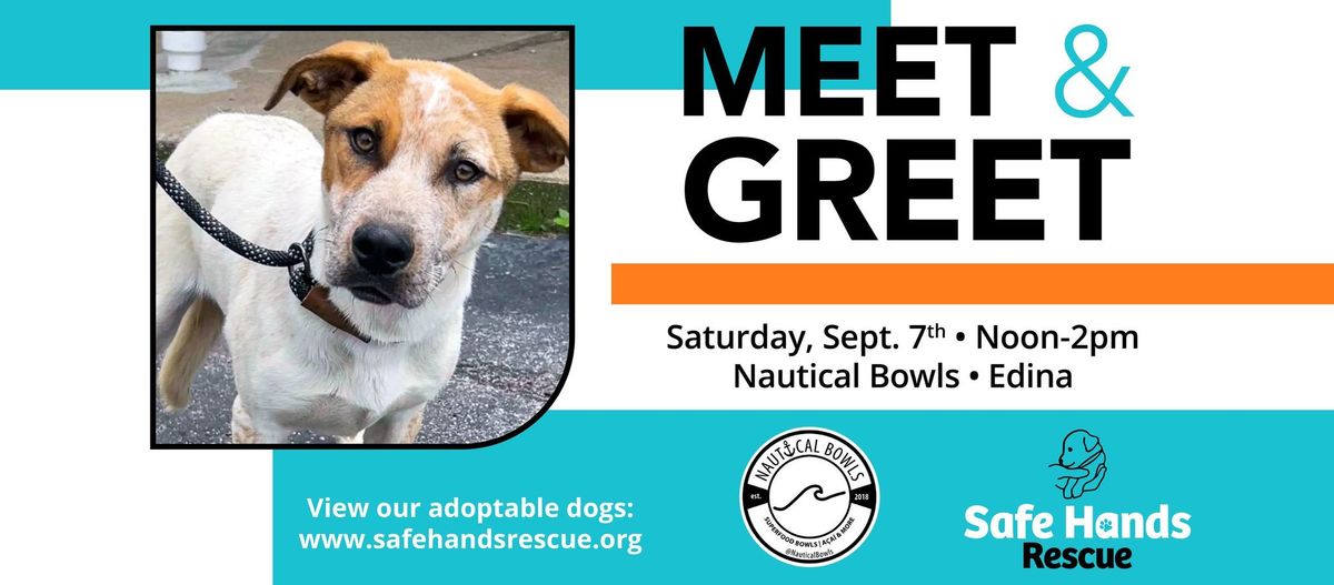 Safe Hands Rescue Meet & Greet at Nautical Bowls (Edina)