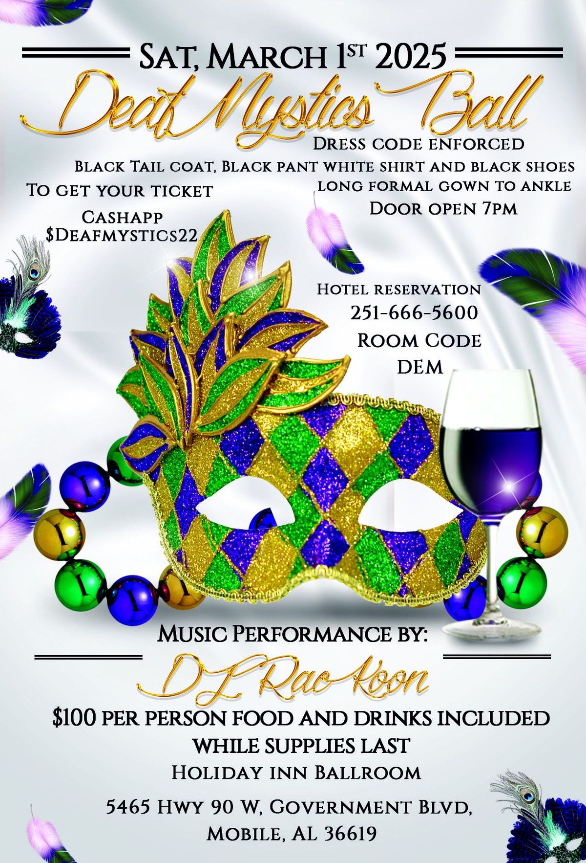 3rd Annual Deaf Mystics Ball 2025