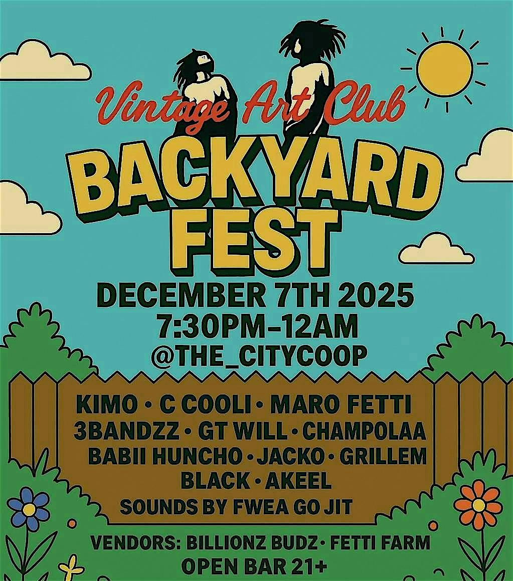 Artbasel weekend Backyard Fest