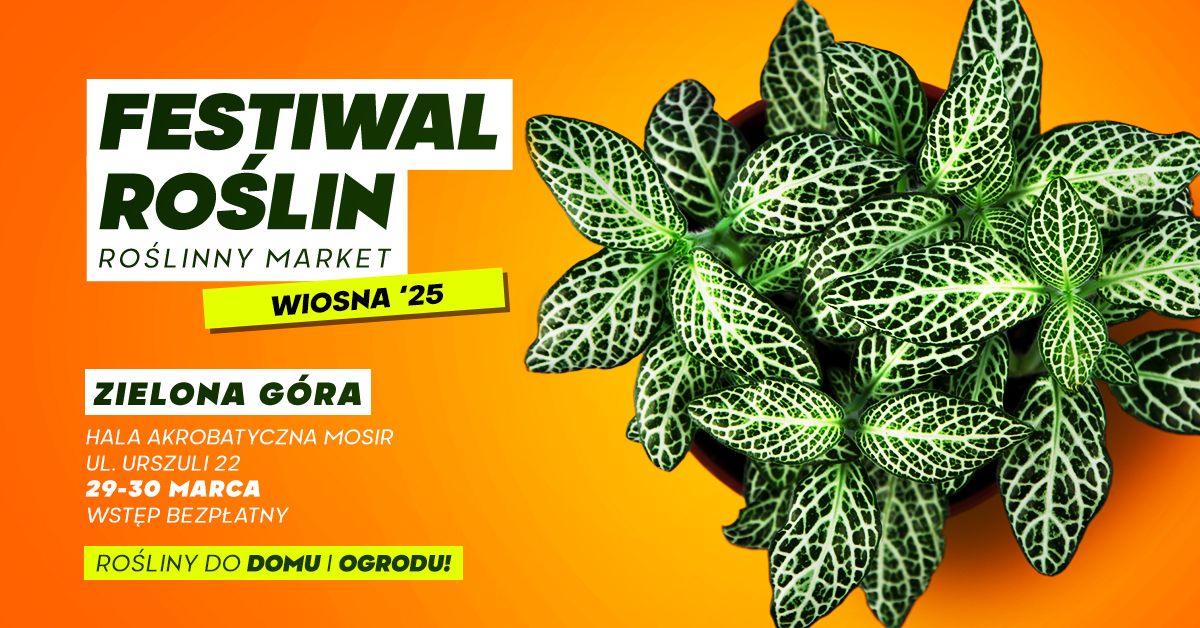 Festiwal Ro\u015blin w Zielonej G\u00f3rze - wielki market ro\u015blin w supercenach