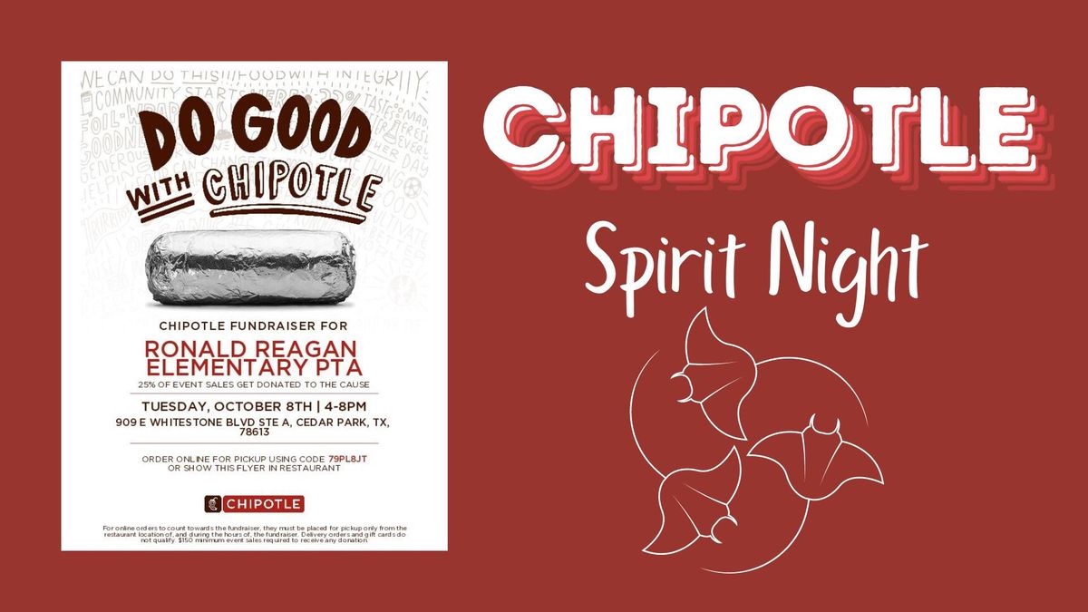 Chipotle Fundraising Spirit Event