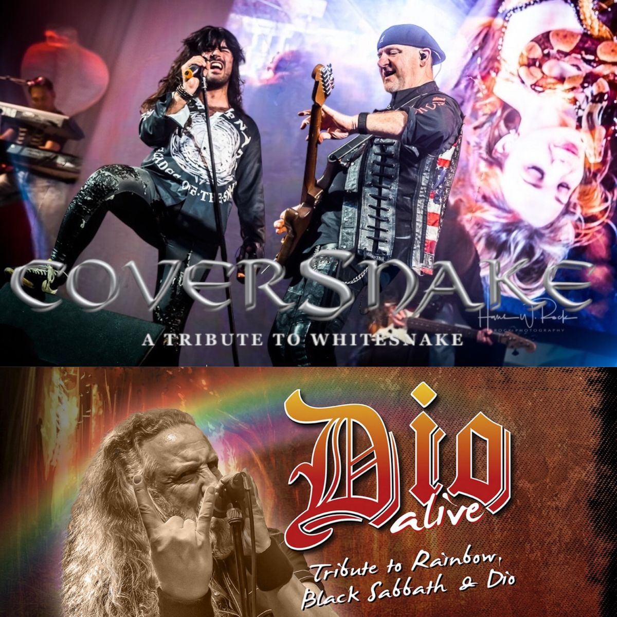  COVERSNAKE- A Tribute to Whitesnake meets DIO ALIVE - im Hirsch N\u00fcrnberg