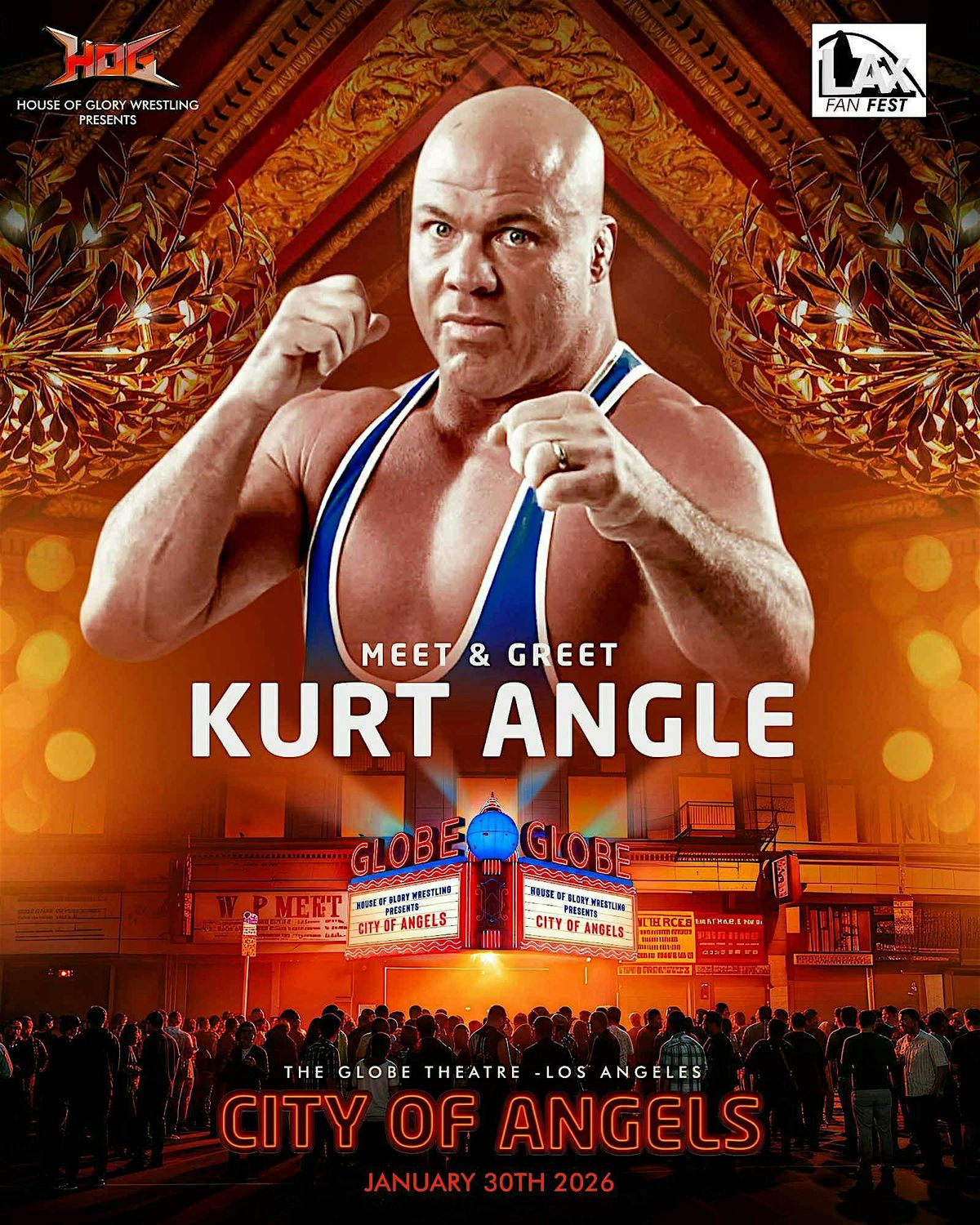 Kurt Angle Autograph Experience House of Glory Los Angeles