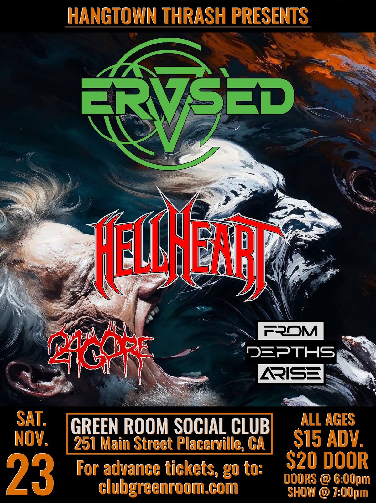 ERVSED @ Green Room Social Club