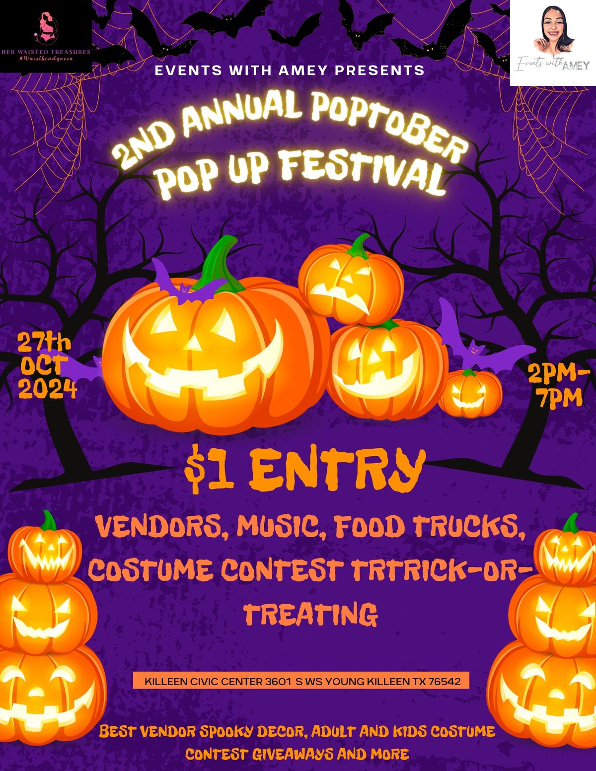 2nd Annual Poptober Festival 