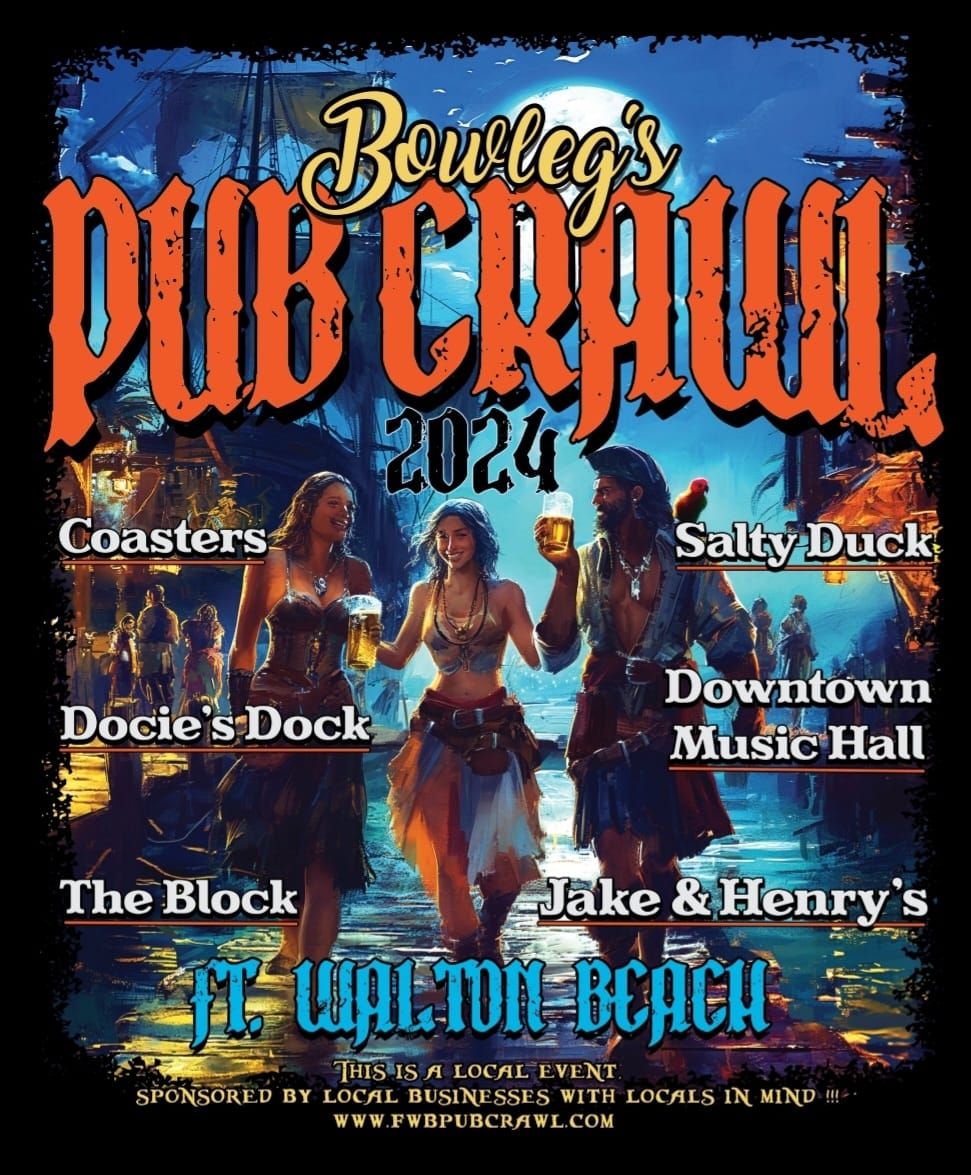 Bowlegs Downtown Pub Crawl - Live Music From Bryan Bludworth and Drink Specials