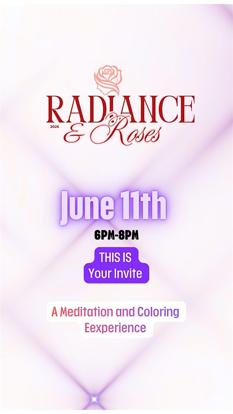 Radiance & Roses Presents: COLOUR YOUR CALM