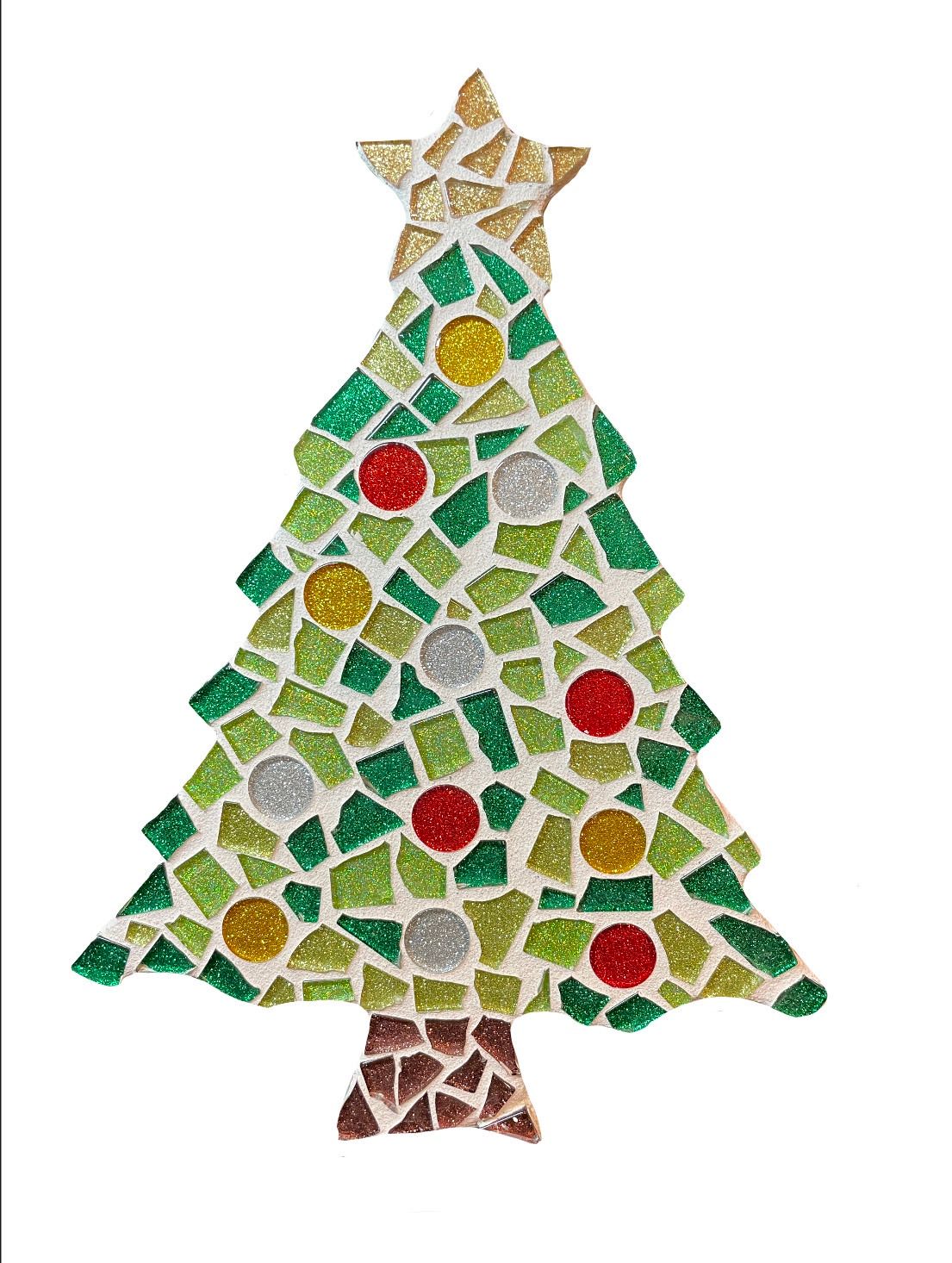 Christmas Tree Mosaic Tile & Milkshake Event