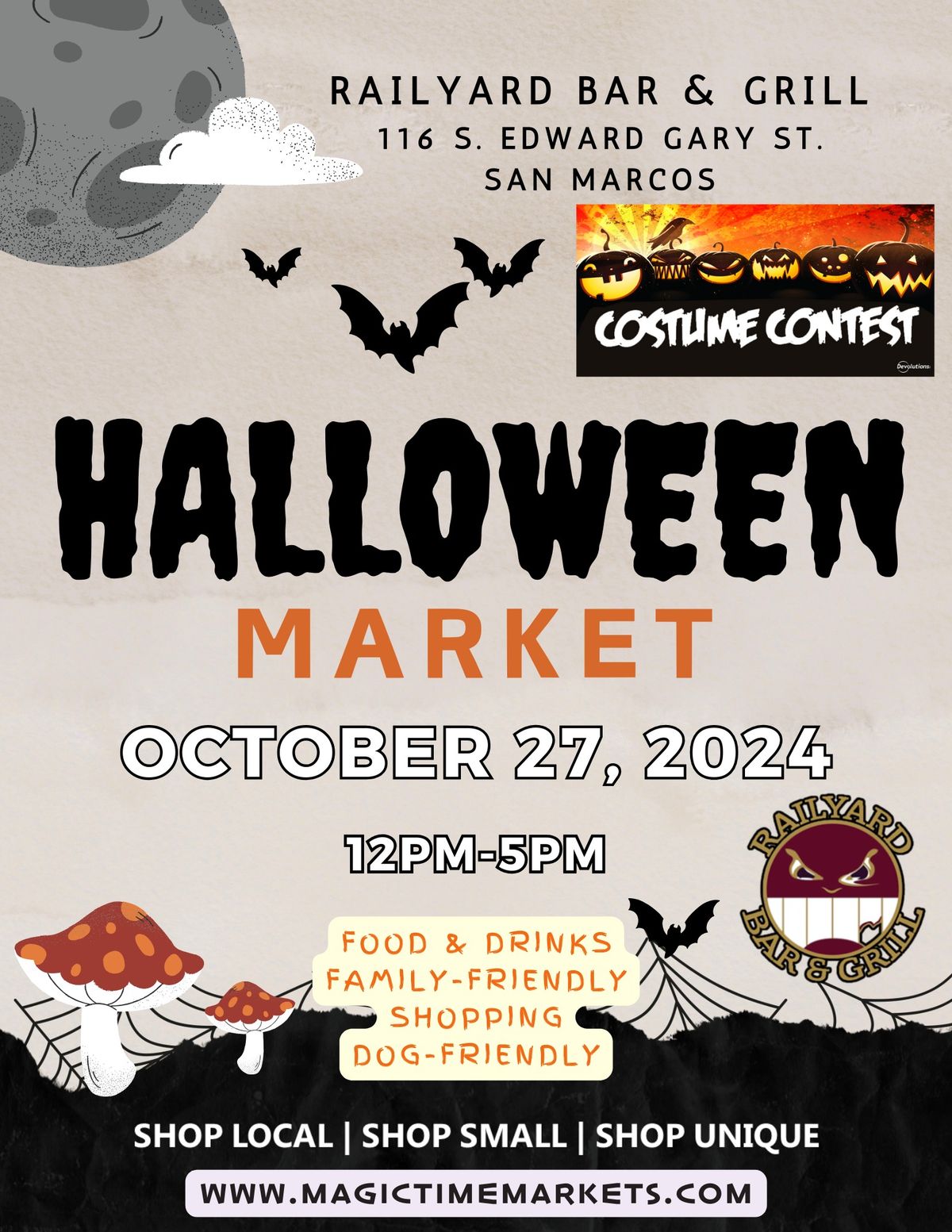 Railyard Halloween Market and Costume Contest